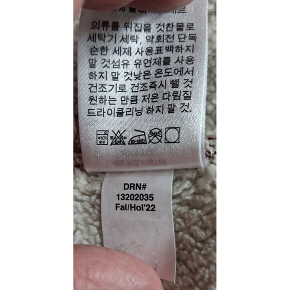 Eddie Bauer Men's 1/4 Snap Sweater Fleece Pullover TXL Fully lined snaps red - Picture 6 of 14